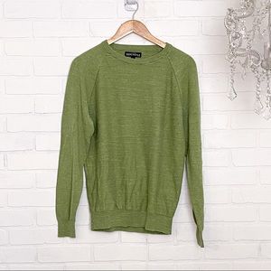 J Crew Mercantile Sage Green Crewneck Sweater